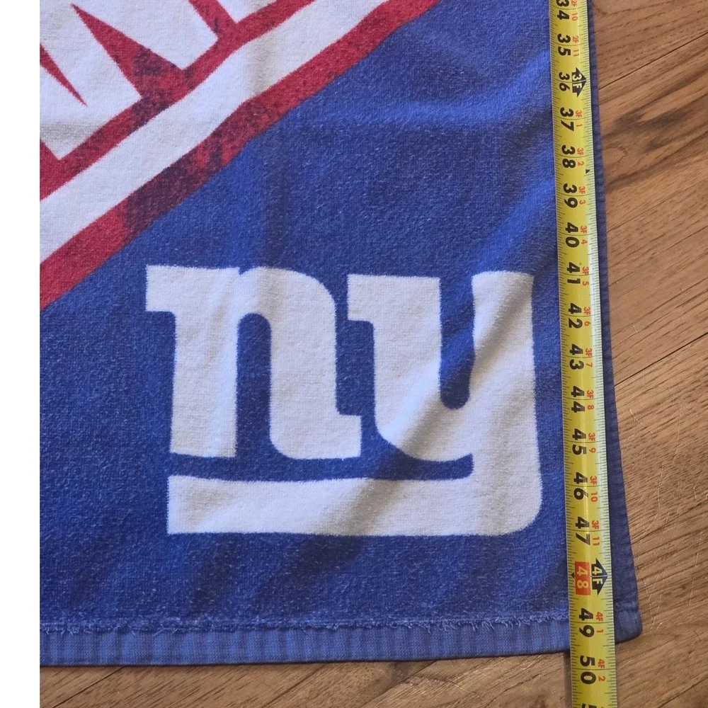 New York Giants NFL Beach Towel The Northwest Company Blue Red 28x50 2014